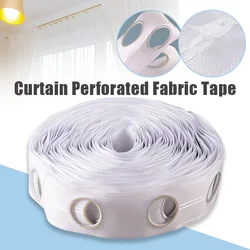 15M Gordijn Oogje Punch Tape Wit Nylon Gordijn Koptape Naai Met Tule Top Ring Procesmethode DIY Gordijn Accessoires