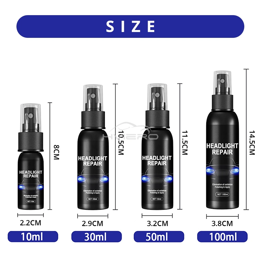 Car Fluid Renewal Polish Maintenance Liquid Kit Care Headlight Polishing Agent Scratch Remover Oil Film Repair Auto Accessories
