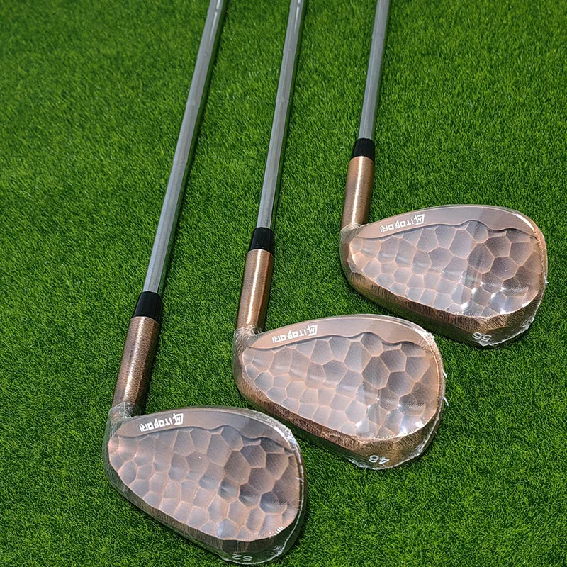 Itobori Wedge MTG Carving Golf Wedges Set 48 50 52 54 56 58 60 Degree Copper Colour ITOBORI Golf With Dynamic Gold S200 Shaft