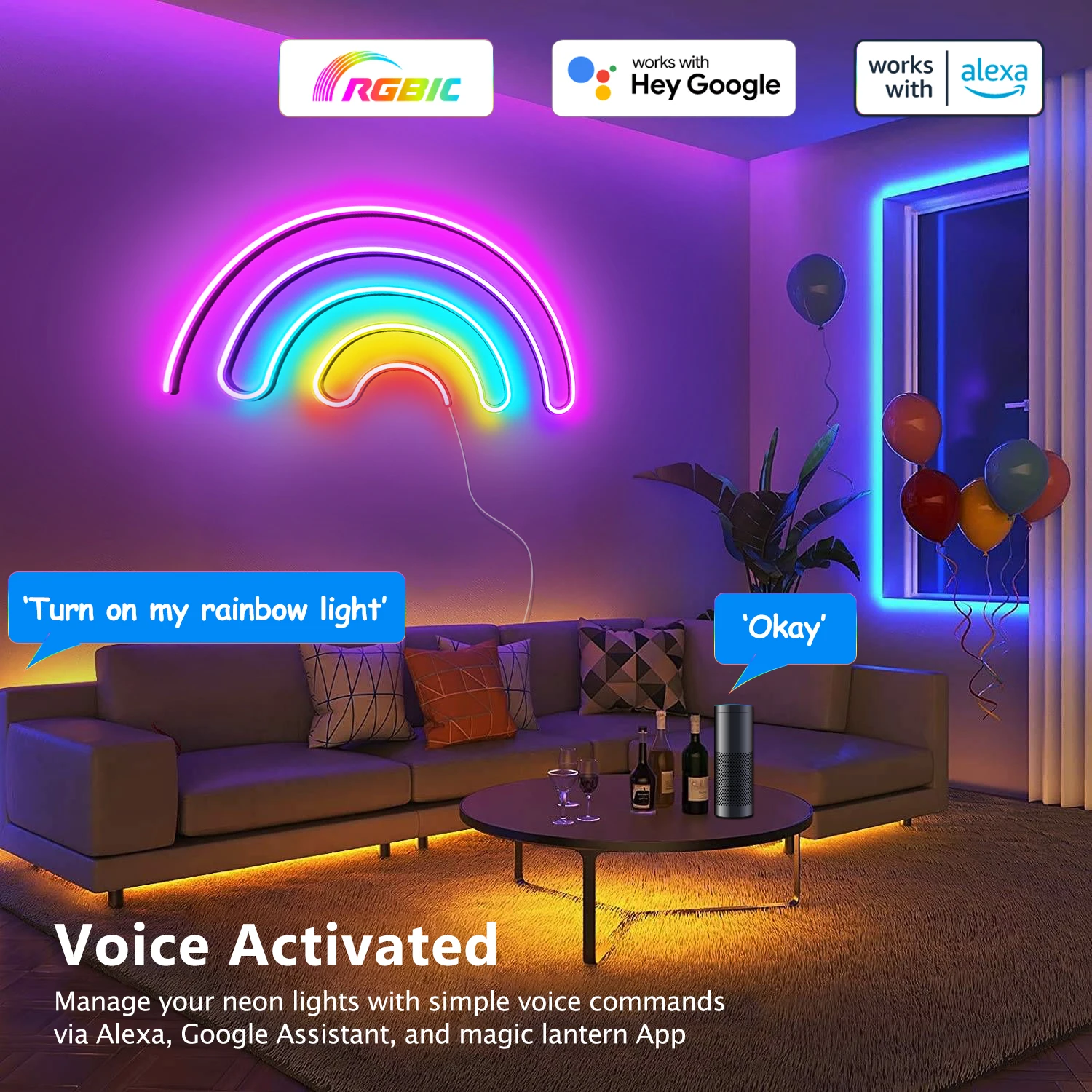 Imagem -06 - Tuya Novo Inteligente Led Luzes de Néon App Faça Você Mesmo Música Sincronização Rgb-dreamcolor Ip68 à Prova Dip68 Água Flexível Pode Ser Escurecido Milhões Cores Diy