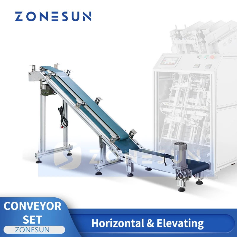 ZONESUN Système de convoyeur horizontal et élévateur pour ZS-MS2TGF
