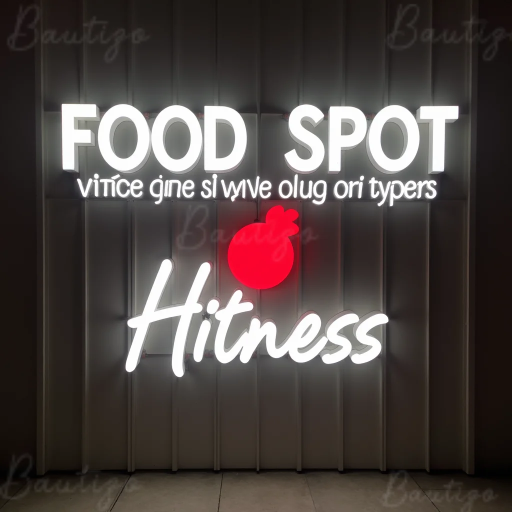 Custom LED Illuminated Frontlit Sign 3D Metal Letters For Business Storefront Outdoor Waterproof Light Up Advertising Signage