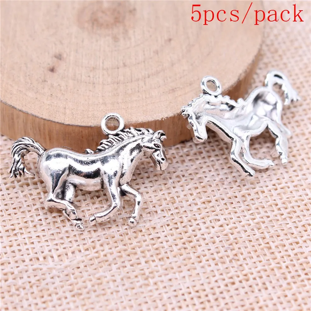Horse Charms For Jewelry Making DIY Pendants For Gift Bulk