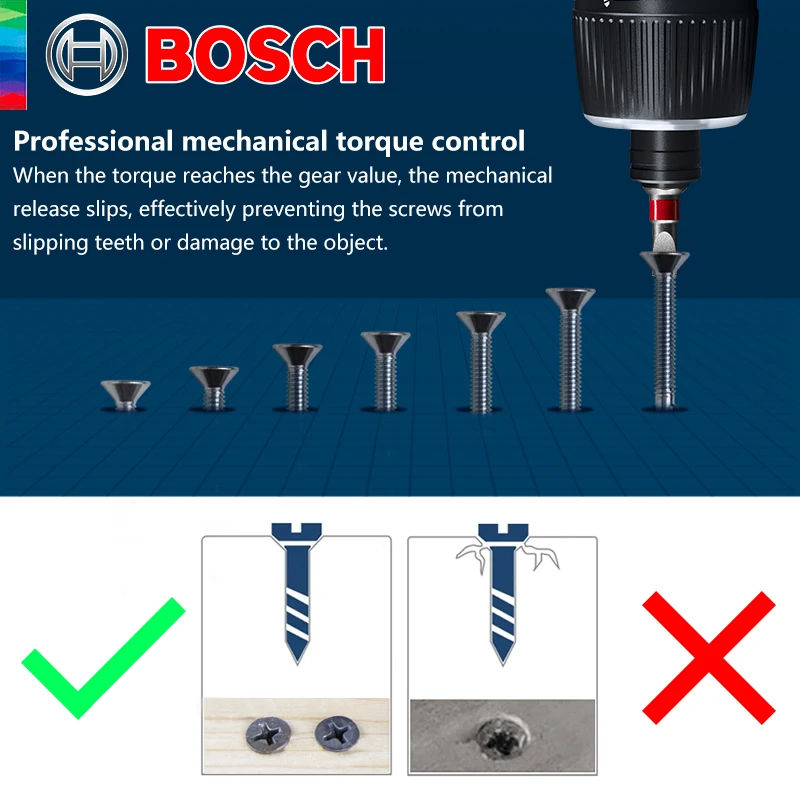 BOSCH GO 3/4 Cordless Screwdriver 3.6/4V Lithiumion Battery Rechargeable Cordless Drill with Box Bosch GO3 Professional Tool Set