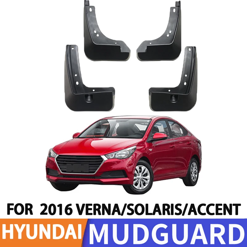 For 2016-2020 Hyundai Verna Accent Car Tire Fender Splash Guard Front and Rear Wheel Fenders