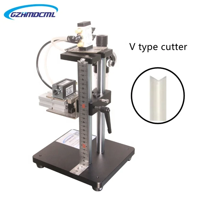 Adjustable Hand Held Semi Auto Pipe Cutting Machine Tube Portable Cutting Machine Plastic Tubing For Lotion Perfume Bottle