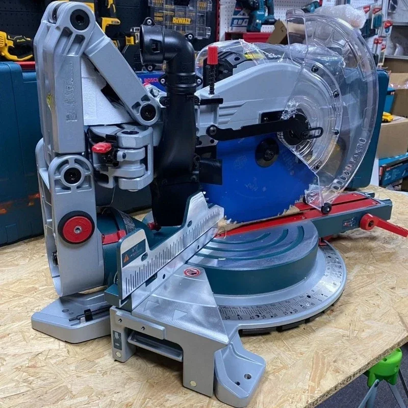Lithium battery cutting machine portable desktop woodworking profile miter saw