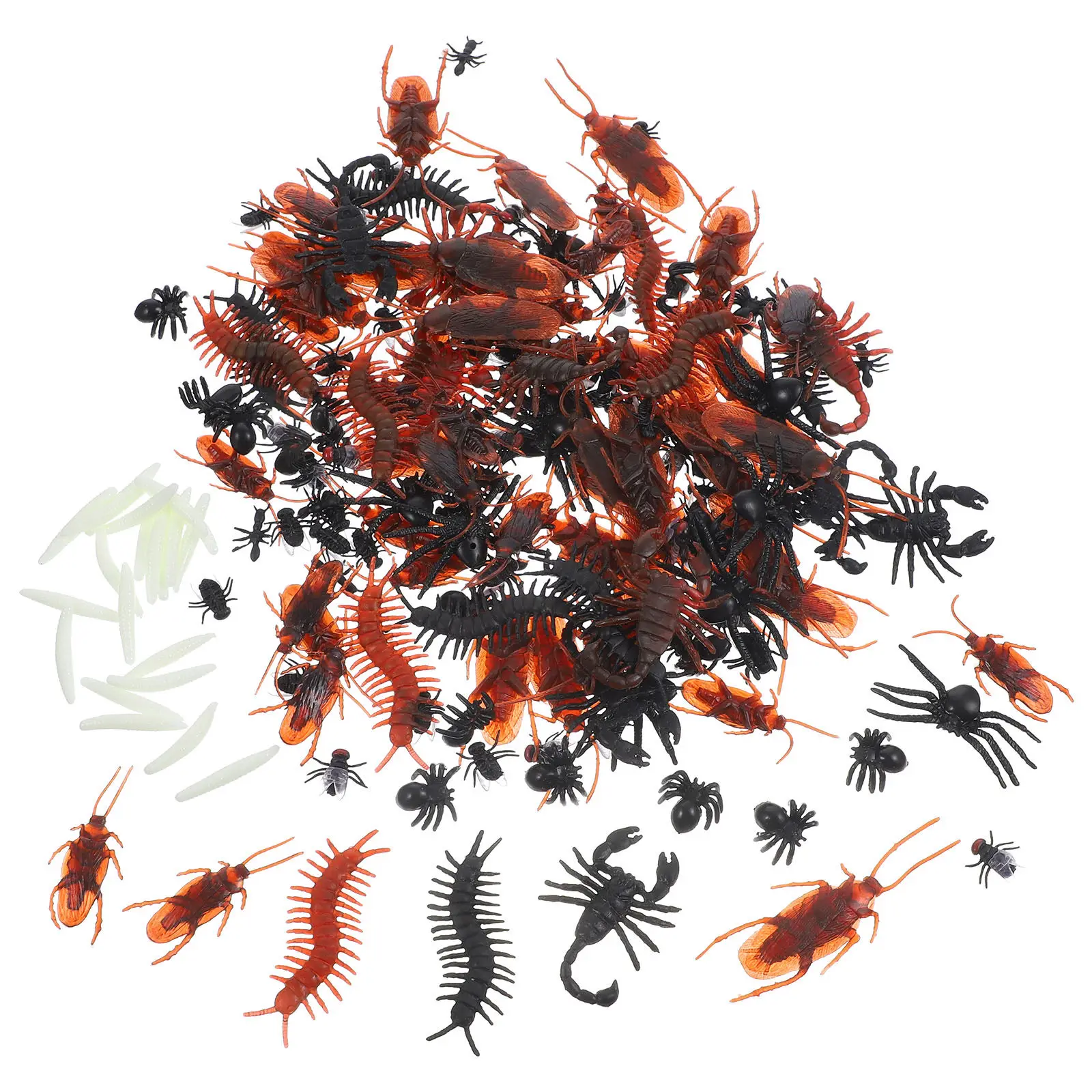 1Set Insect Playset Artificial Simulation Insects for Education Halloween Decor Realistic Cognitive Insect Learning Set for Kids