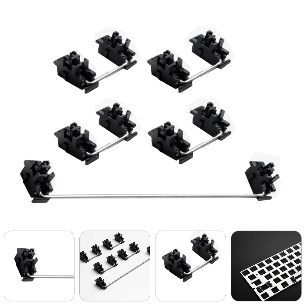 

1 Set Mechanical Keyboard Satellite Stabilizer 6.25u 2U Mount Plate Fixing Compatible 60 87 104 Keyboards Keycap Stabilizing DIY