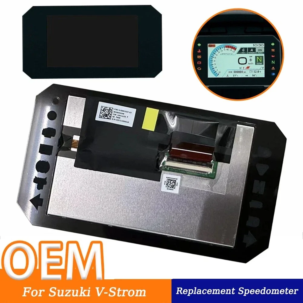 COG-VLGEM7037-03 COG-VLGEM7037-04 LCD Display for Suzuki V-Strom 1050 800 GSX-8S GSX-8R Motorbike Speedometer Instrument