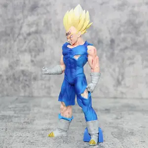 20cmアニメドラゴンボールフィギュアベジータフィギュアアクションバトルダメージ彫像アニメの置物PVCモデルドールコレクションおもちゃギフト 8ベストセールスドラゴンボールZ彫像-3