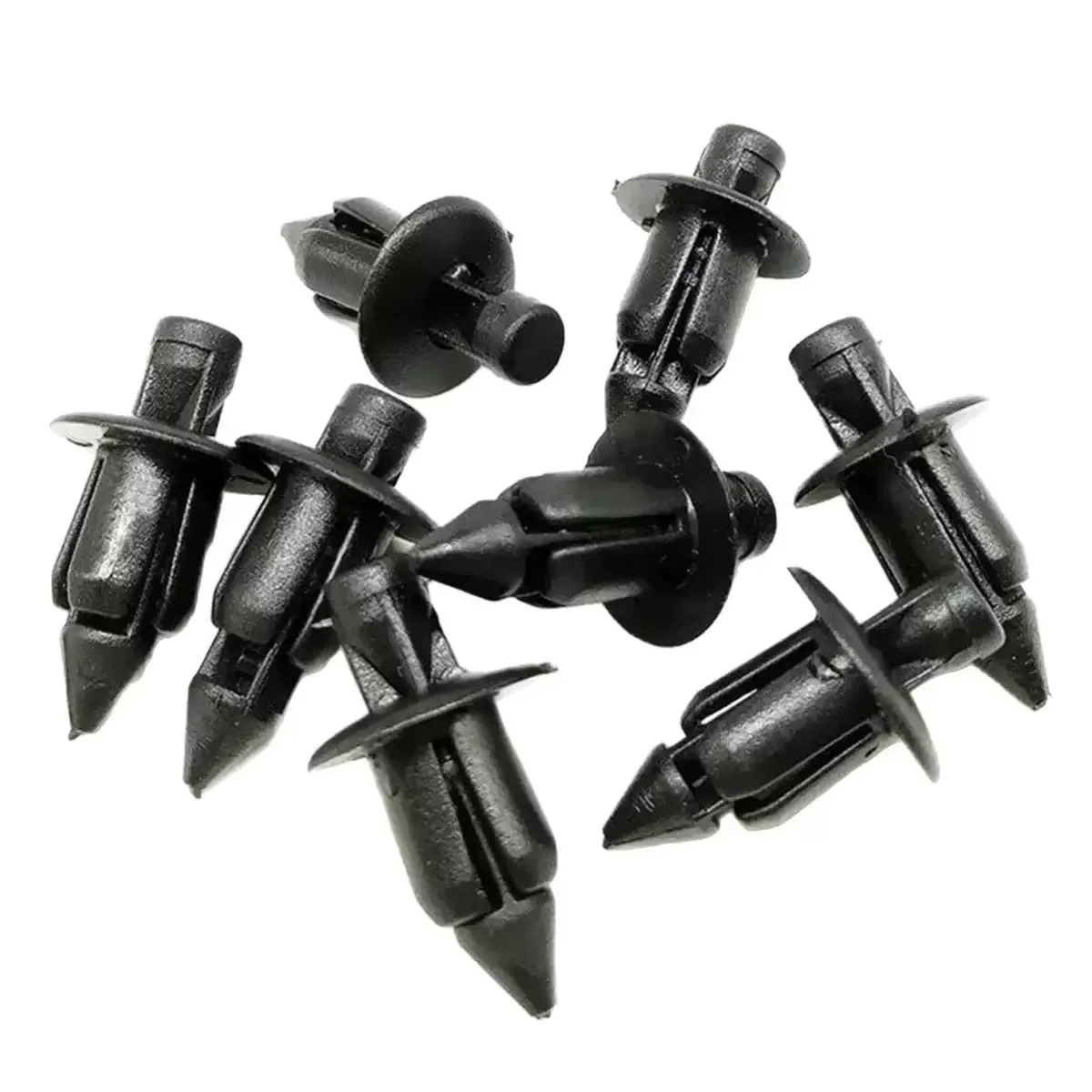 10/20/30PCS 6mm Black Rivet Fairing Body Trim Panel Fastener Screw Clips For Honda Suzuki Kawasaki Motorcycle Accessories Parts