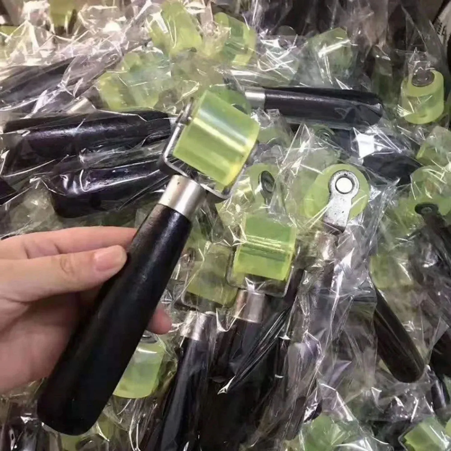 

Силиконовый валик для наращивания волос с плоской головкой, кератиновый аппликатор, лента, удобный для профессиональных приложений для наращивания волос