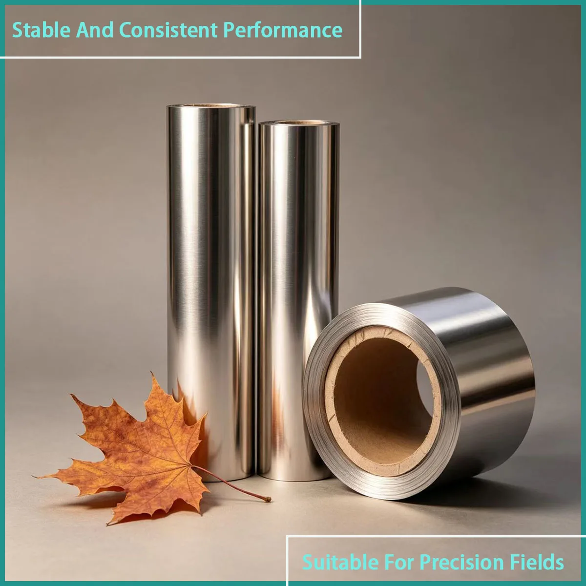 High purity iron foil with a thickness of 0.5-3mm is used for electronic components,  sensors, battery electrodes, etc