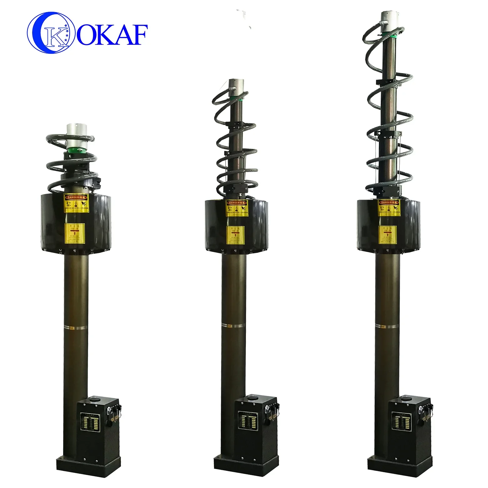 2024 made in China Sturdy and Solid Driven by Motor Telescopic Mast for Outdoor Use