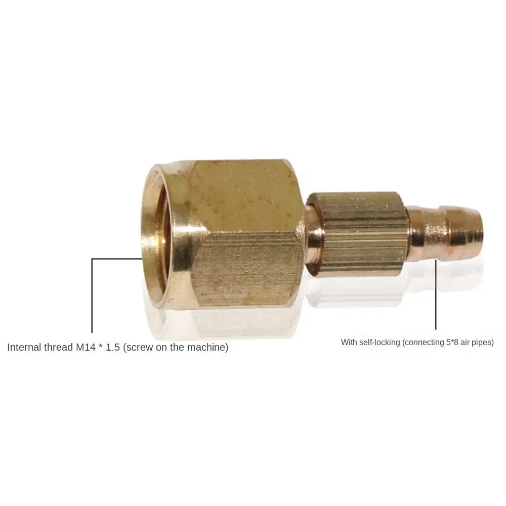 M16 M14 M12 M10 M16x1.5 M14x1.5 M12x1.0 M10x1.0 Gas Water Quick Fitting Hose Connector Brass Nut TIG Welding Welder Torch Part