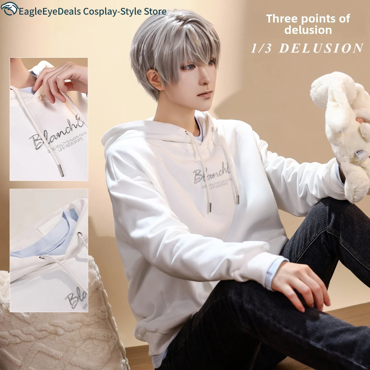 

Толстовка с капюшоном Starlight Academy Shen Xinghui, винтажная униформа Love and Deep, куртка в стиле аниме, повседневная одежда для косплея для кампуса, Хэллоуина
