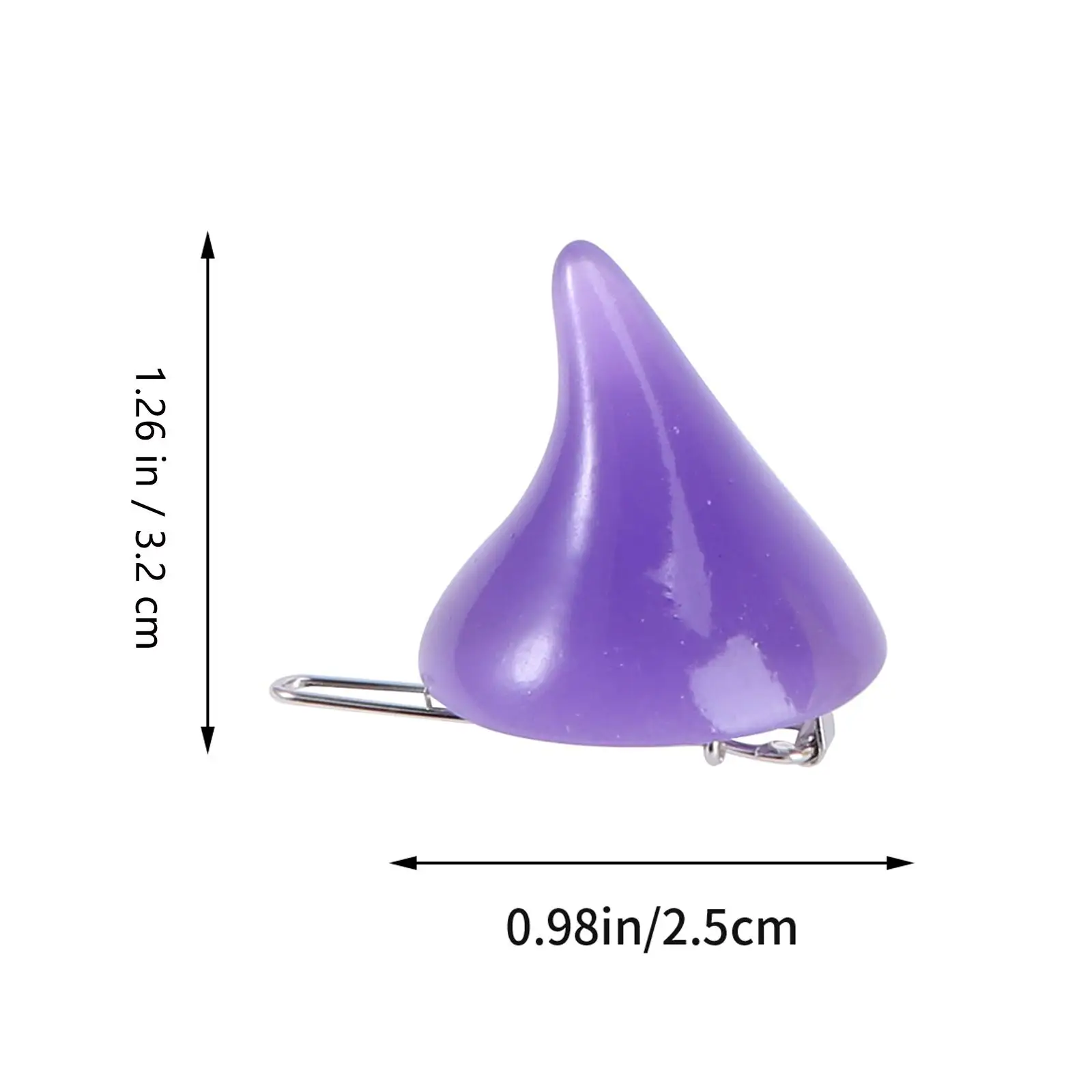 16 Pcs 할로윈 클립 어린이 경적 헤어 액세서리 할로윈 어린이 소녀 패션 귀여운 머리 핀 클립 모자를 쓰고 있죠 의상