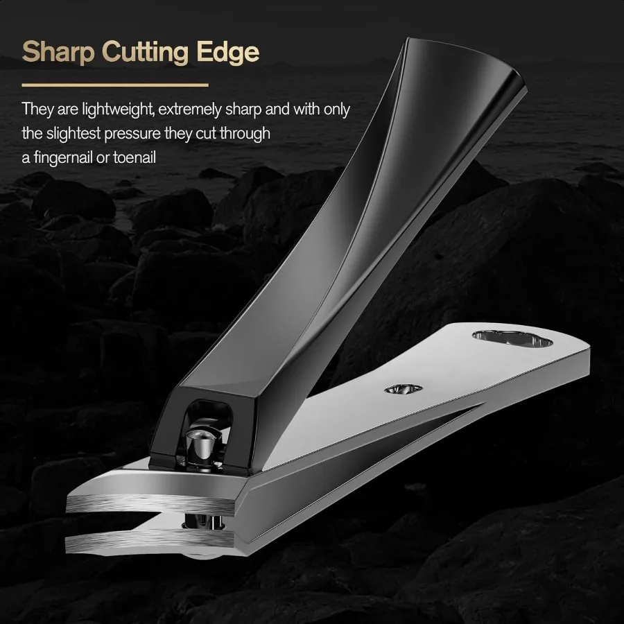 Ingrown Nail Clipper Slant Curved Blade Nail Clipper for Thick Toenails and Ingrown Nails Podiatrist Toenail Clippers for Senio