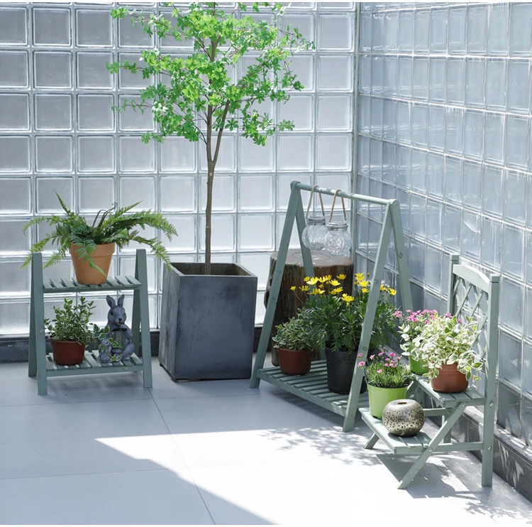 

Chlorophytum flower stand shelf balcony succulent flower stand stepped indoor flower pot stand