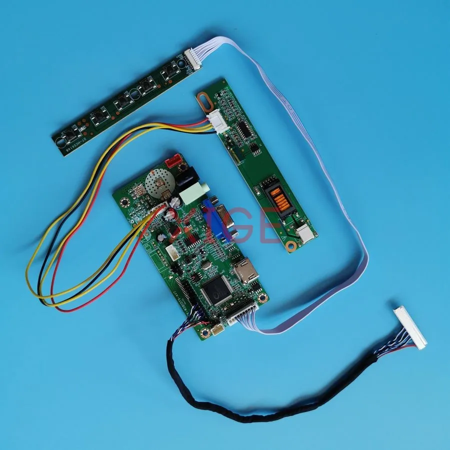 

Плата контроллера привода ЖК-дисплея подходит для LTN150X6 LTN150XG LTN150XB TM150XG 30-контактный LVDS 1-CCFL 1024*768 VGA + HDMI 1024x768 комплект DIY