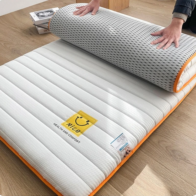 Foldable Multi Use Mattress Topper Soft Elastic Rebound Skin Friendly Comfortable Single Bed Mattress For Home Dorm Tatami