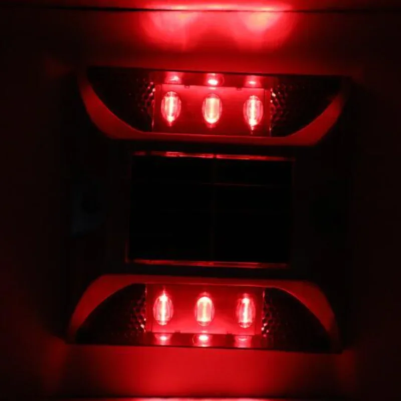 Portable Cast Aluminum Solar Road Nails, Highway Ground Street Lights, Garden Lights, Flash Lights, Reflective Warning Lights