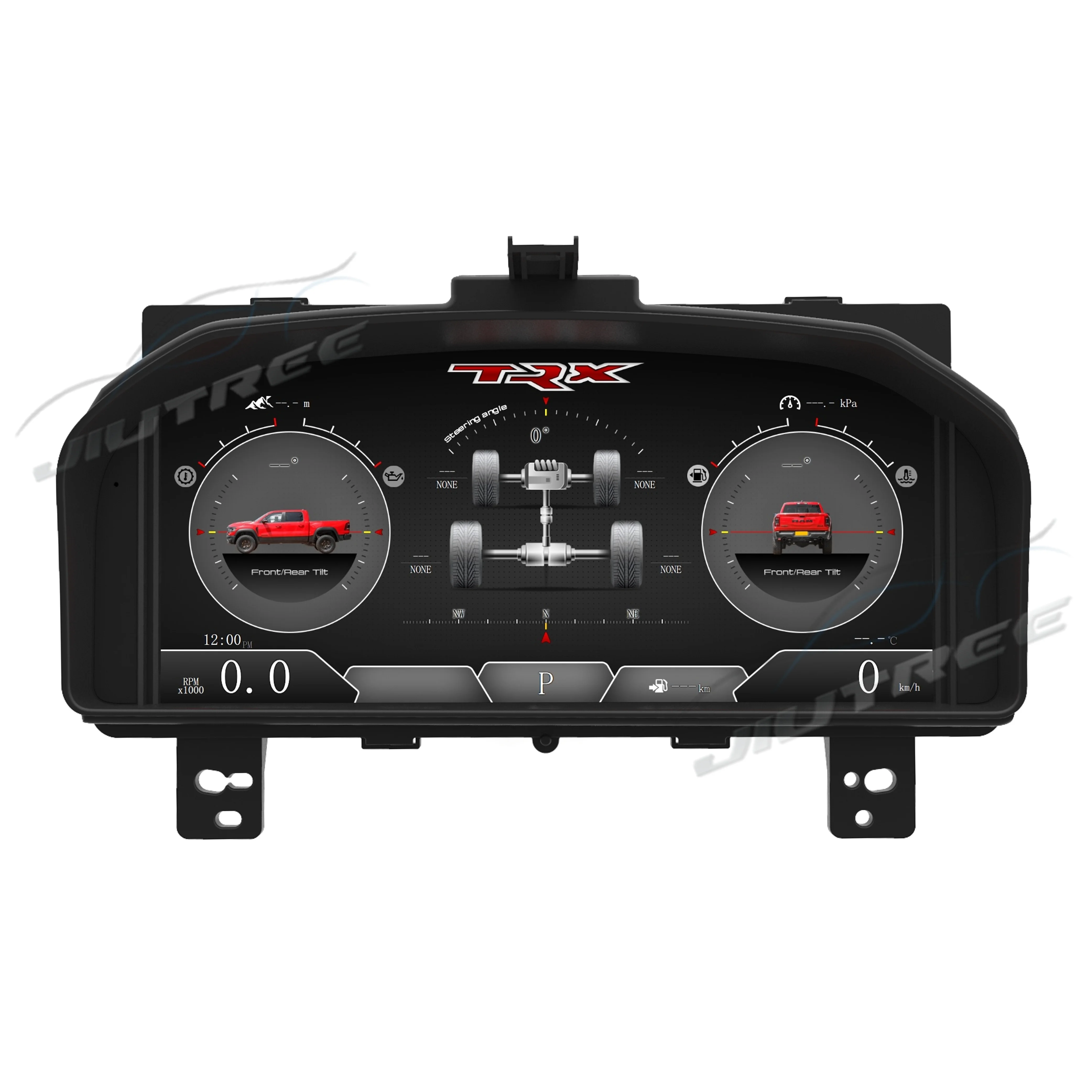 

LCD Digital Cluster Dashboard Panel For RAM 1500 2500 3500 2009-2012 Speedometer Instrument Cluster Virtual Cockpit