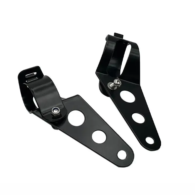 

Fork Mount Headlight Clamp 35-43mm Motorcycle Headlight Mount Bracket Fork Tube Clamp Kit for Chopper Cafe Racer