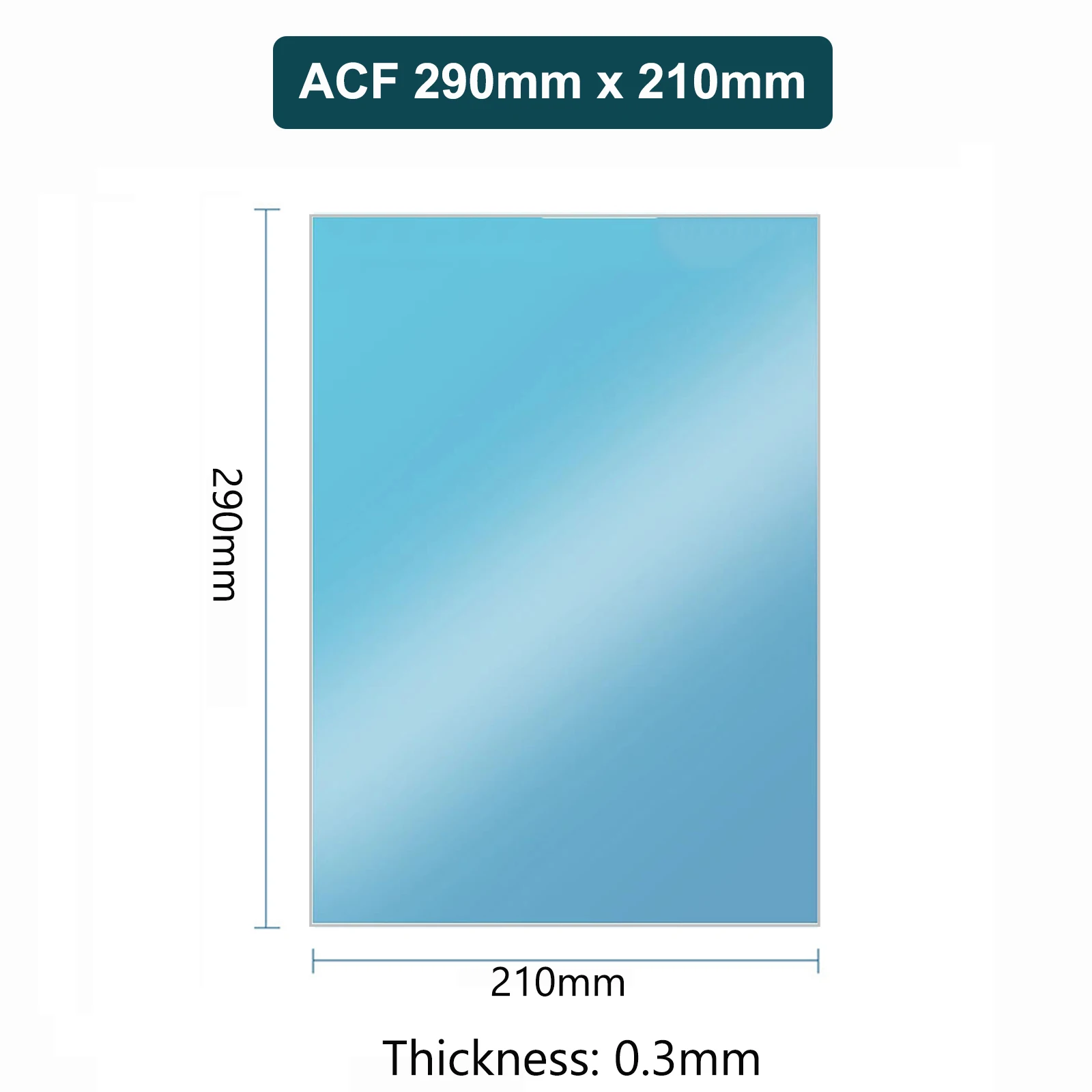 1–5 Stück ACF-Folie für Elegoo Saturn 4 3 Ultra 12K Saturn 2 8K Harz LCD 3D-Drucker Saturn 2 3 4 Hochgeschwindigkeits-ACF-Folienrolle – Detail 2
