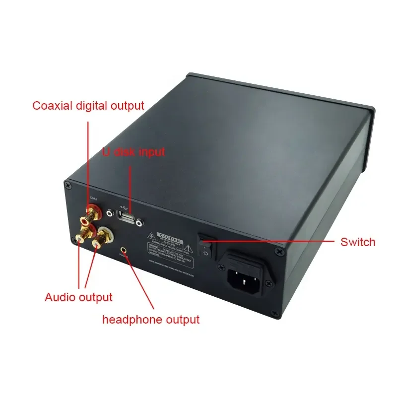 BRZHIFI speaker amplifier factory DV20A digital turntable lossless player WAV decoding BT5.1 DAC support U disk/SD card player