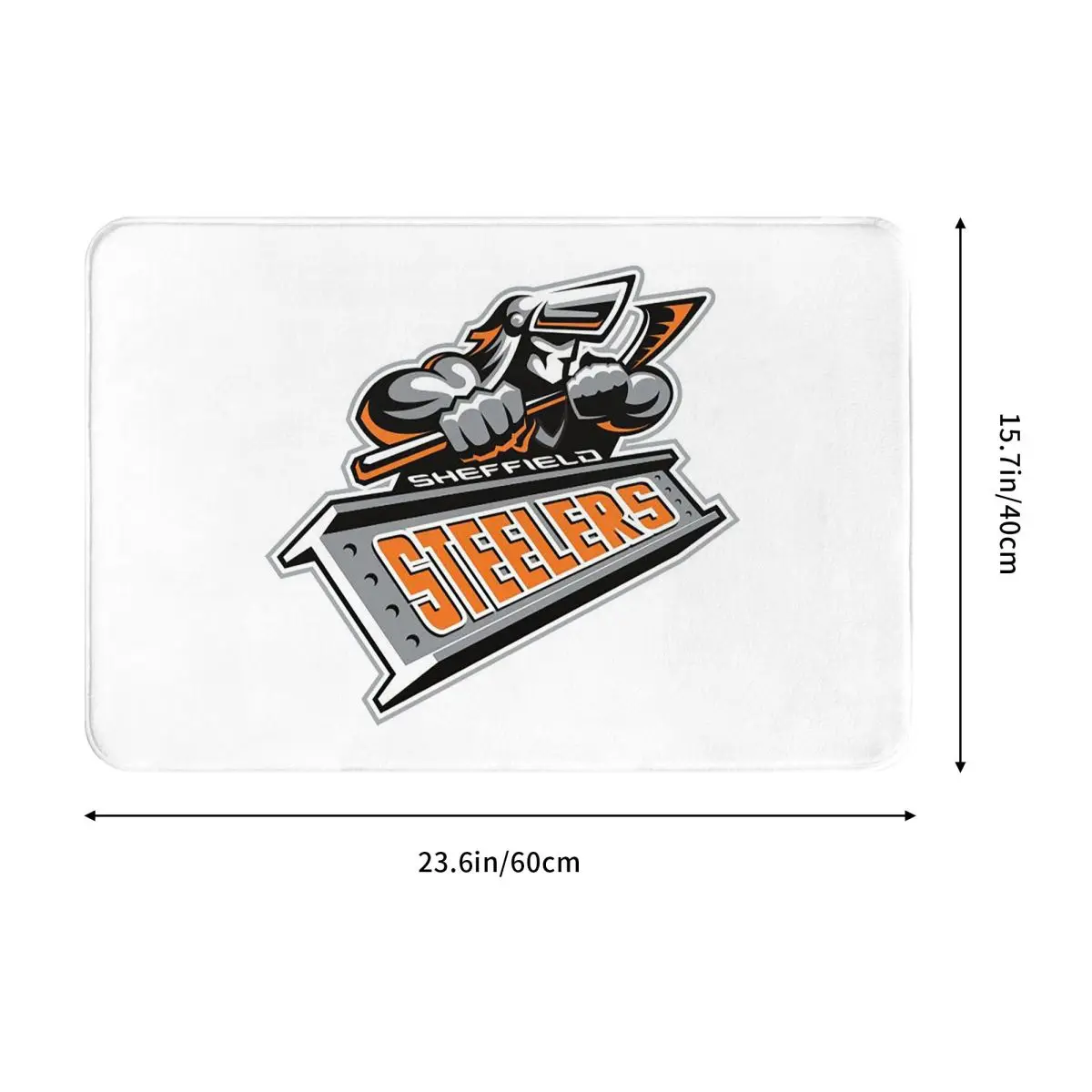 The Sheffield Steelers Doormat Washable Carpet Rug Kitchen Entrance Home Floor Mat for Bathroom Footpad Mats