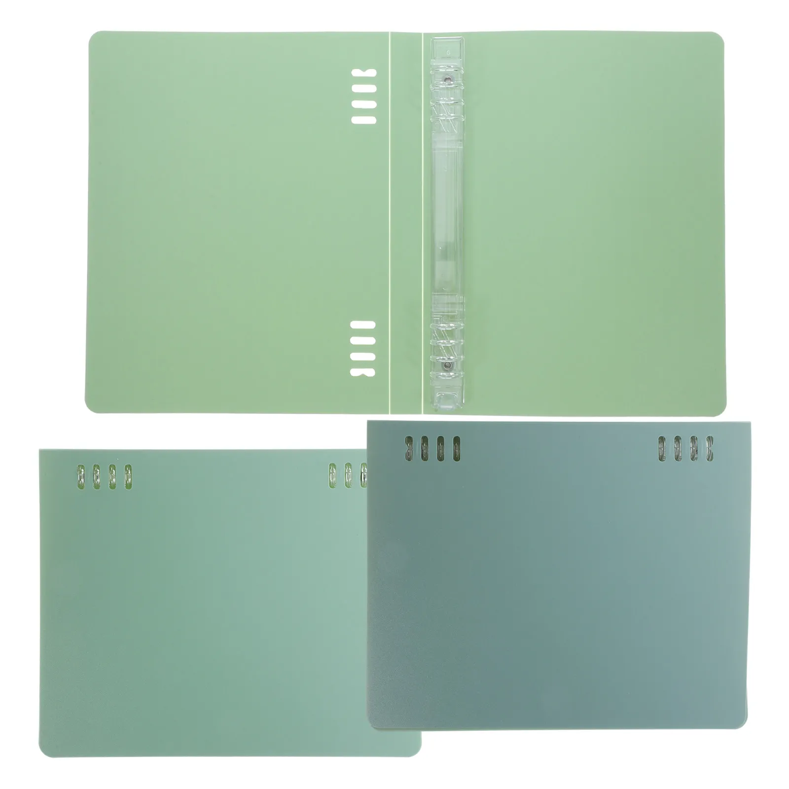 

3Pcs Hard Shell Notebook Cover PP Material Lightweight Anti-Slip B5 Binder for Planner Journal Diary Sketch Study Notes