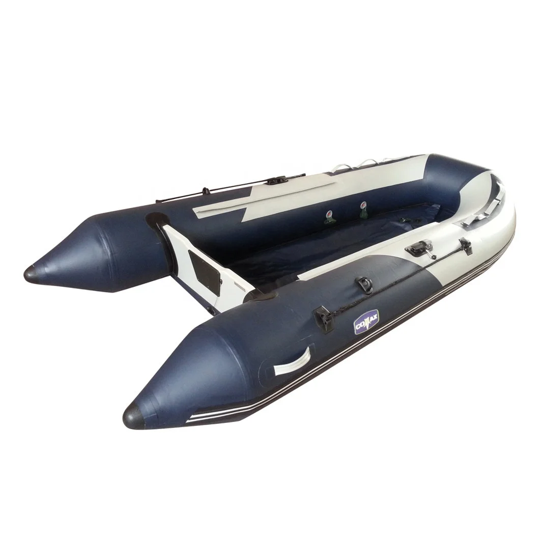 330 سنتيمتر قارب قابل للنفخ المواد البلاستيكية قارب قابل للنفخ الألومنيوم الطابق قارب قابل للنفخ مع محرك