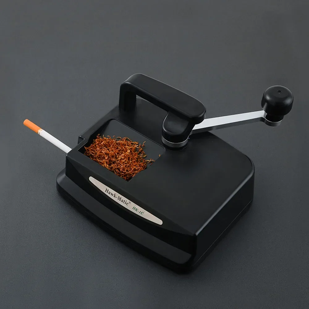 HK1-C Turbine Drive Design Cigarette Rolling Machine 5.5/6.5/8mm Manual Tobacco Filling Wrapping Machine Household Smoking Tools