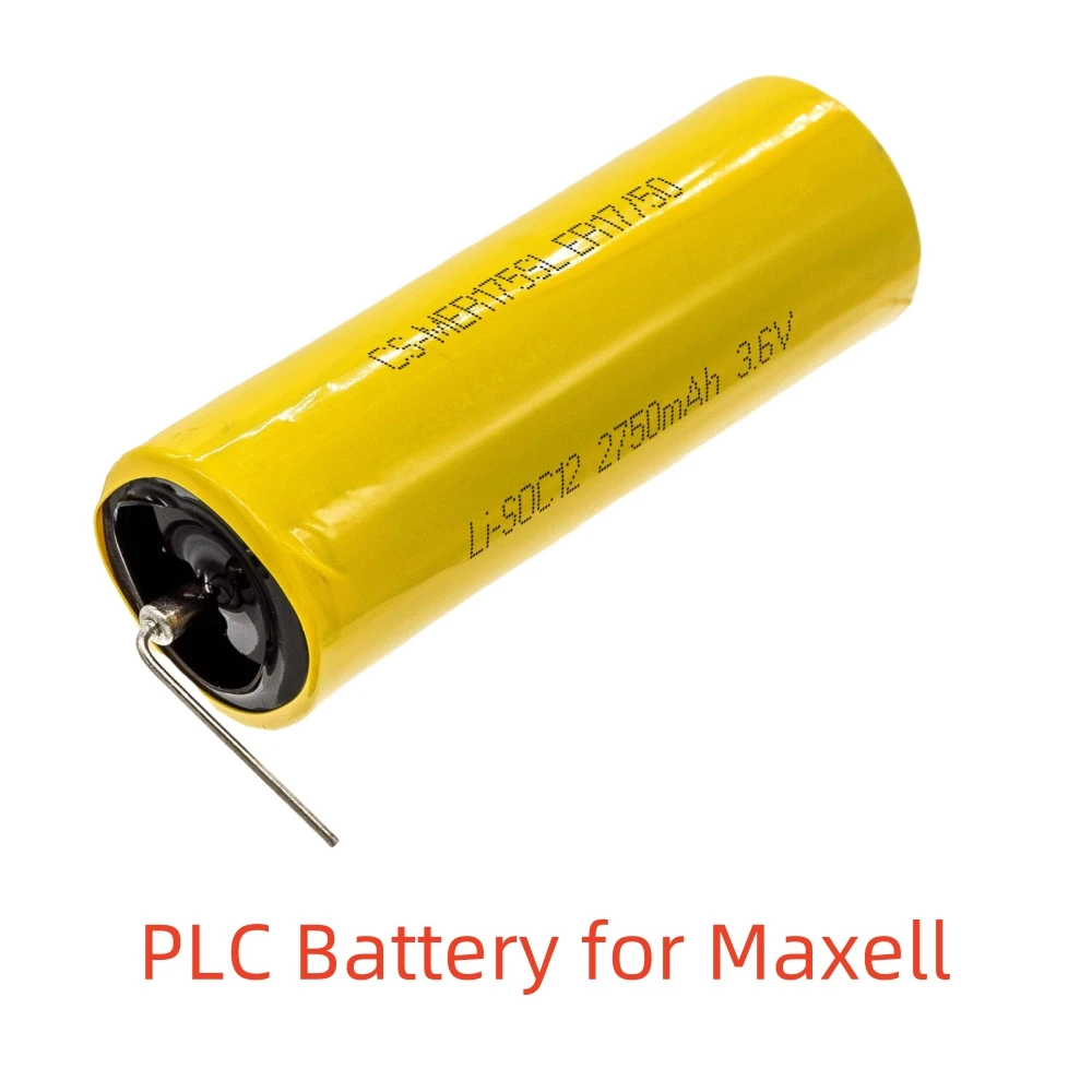 Non-Rechargeable Li-SOCl2 PLC Battery for Maxell - 3.6V 2750mAh | Compatible with ER17/50