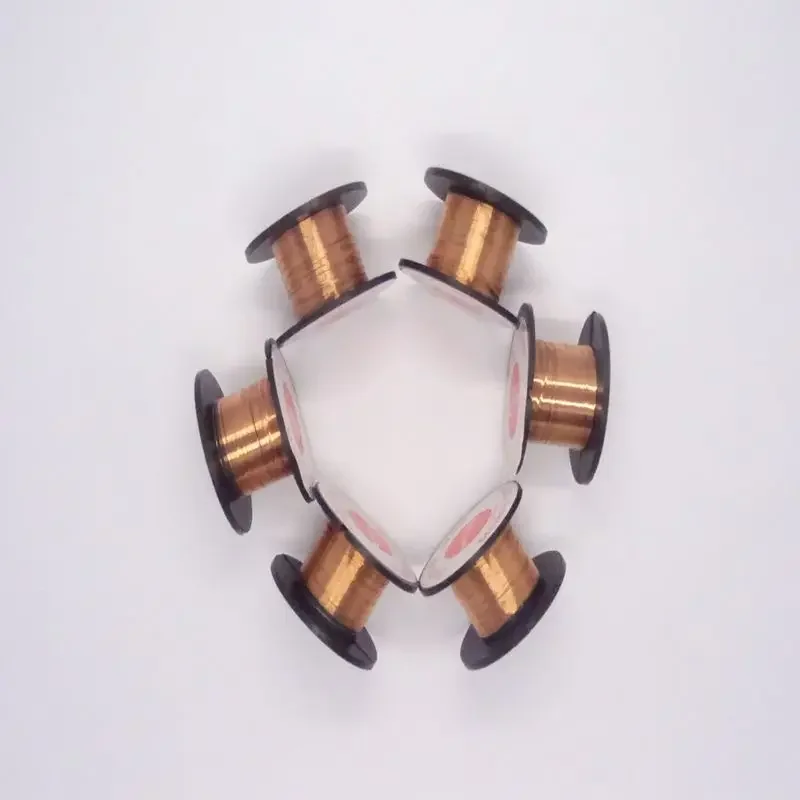 20 sztuk 0.1mm miedzi lutowania PPA emaliowane Reel drut kabel mostkujący konserwacji skok linii do telefonu, komputera PCB spawania