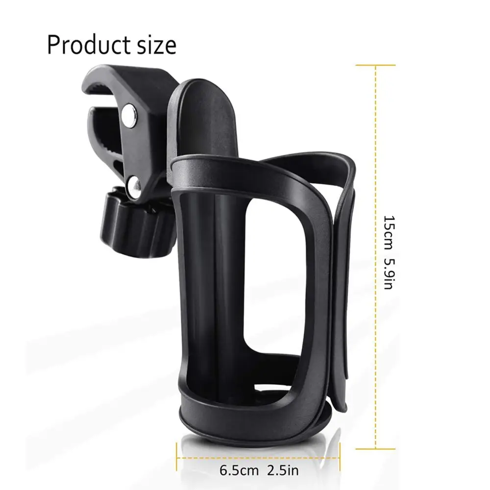 Bike Cup Holder Bike Water Bottle Holders Stroller Cup Holder Universal Multifunctional 360 Rotation Cup Holder for Bicycle