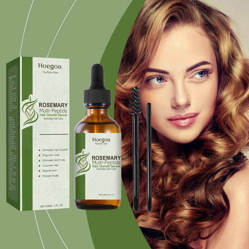 

Rosemary Peptide Hair Serum - For Scalp, Eyelashes & Eyebrows, Helps Nourish & Strengthen, Reduce Breakage For Healthier Growth