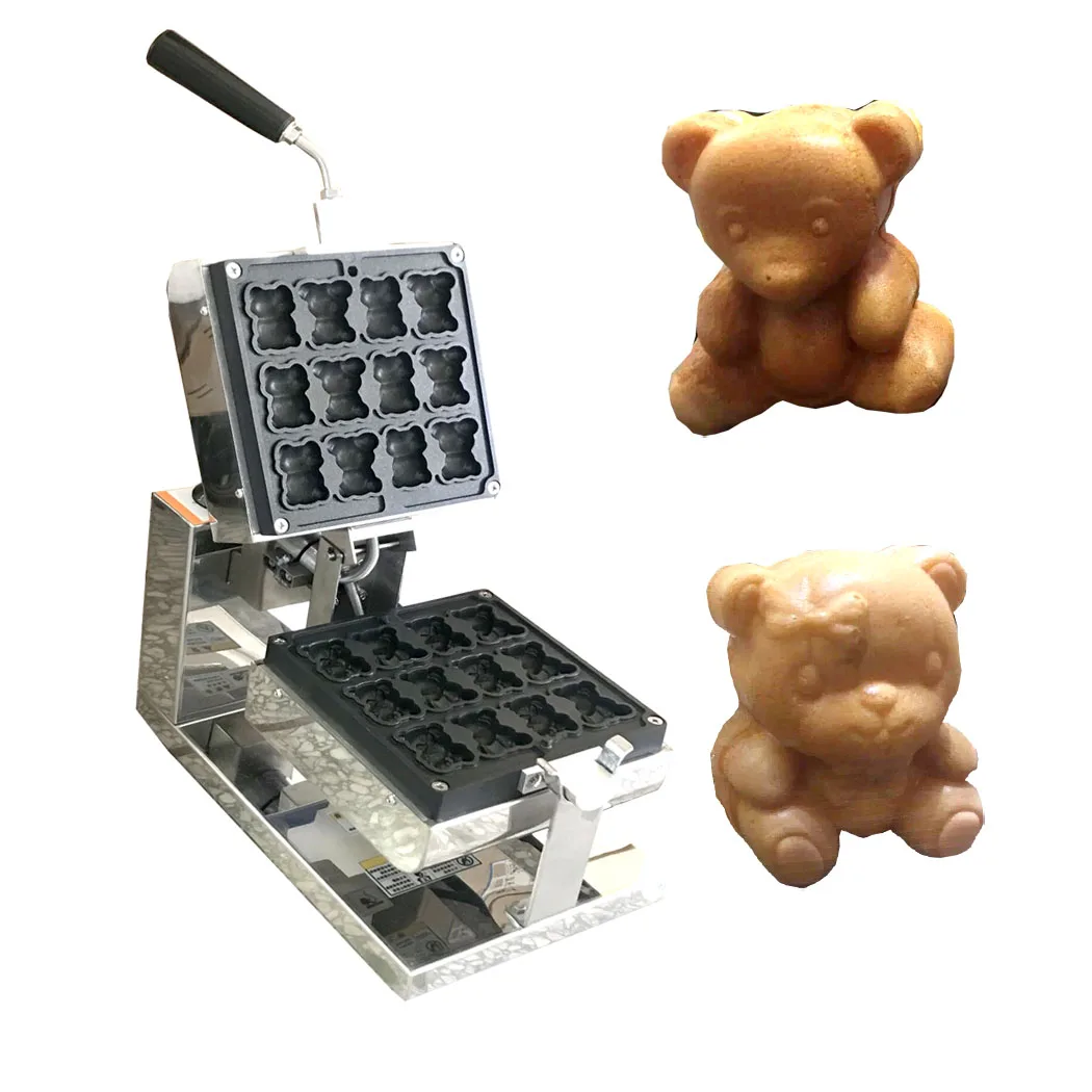 

Mini Little Bear Shaped Waffle maker Cartoon waffle mould Bear Taiyaki Maker