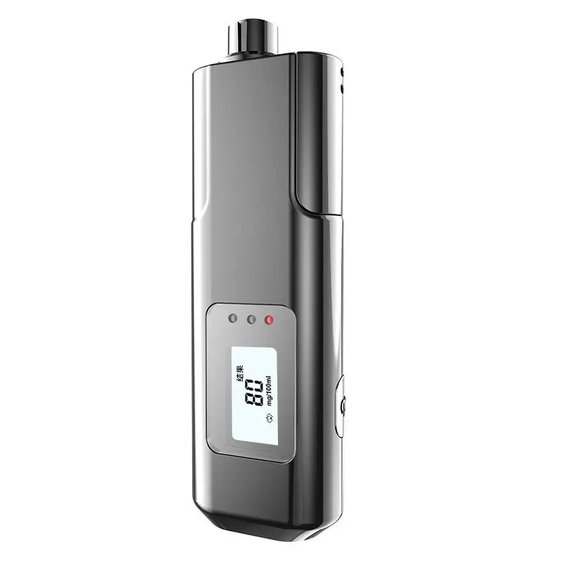 Portable Intelligent Handheld Alcohol Testing Device with Built-In Safety Hammer Design for Detecting Drunk-Driving Vehicles