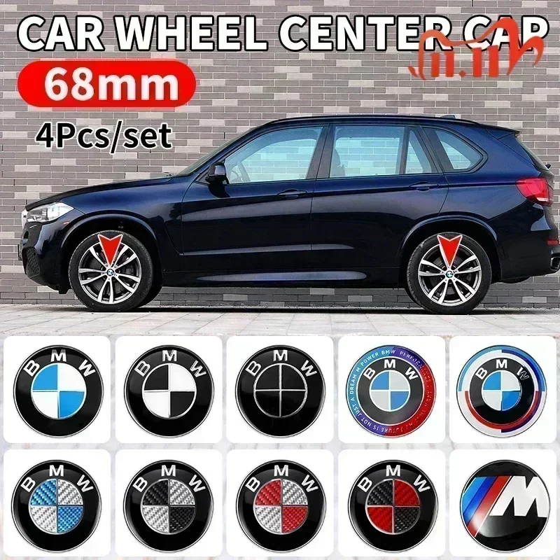 

Комплект из 4 шт. 68-мм колпачков-эмблем для центральных отверстий колесных дисков BMW (E87, E30, E46, E28, E34, E39, E60, F02, F18, F35, G20, G03, G05, F10, E93, F20)