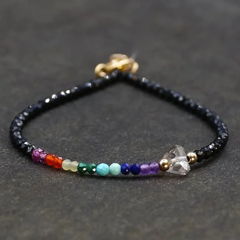 Black Spinel  Spiritual  Healing Stone Bracelet