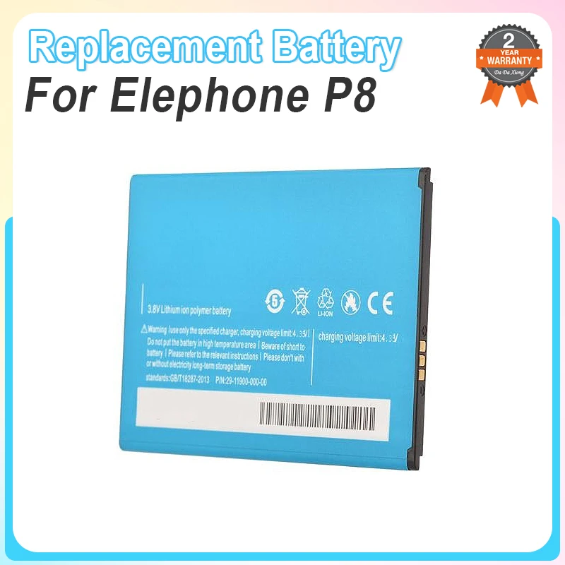 For Elephone P8 Battery STAR N9000 N9000+ N9800 N3+ Replacement Mobile Phone