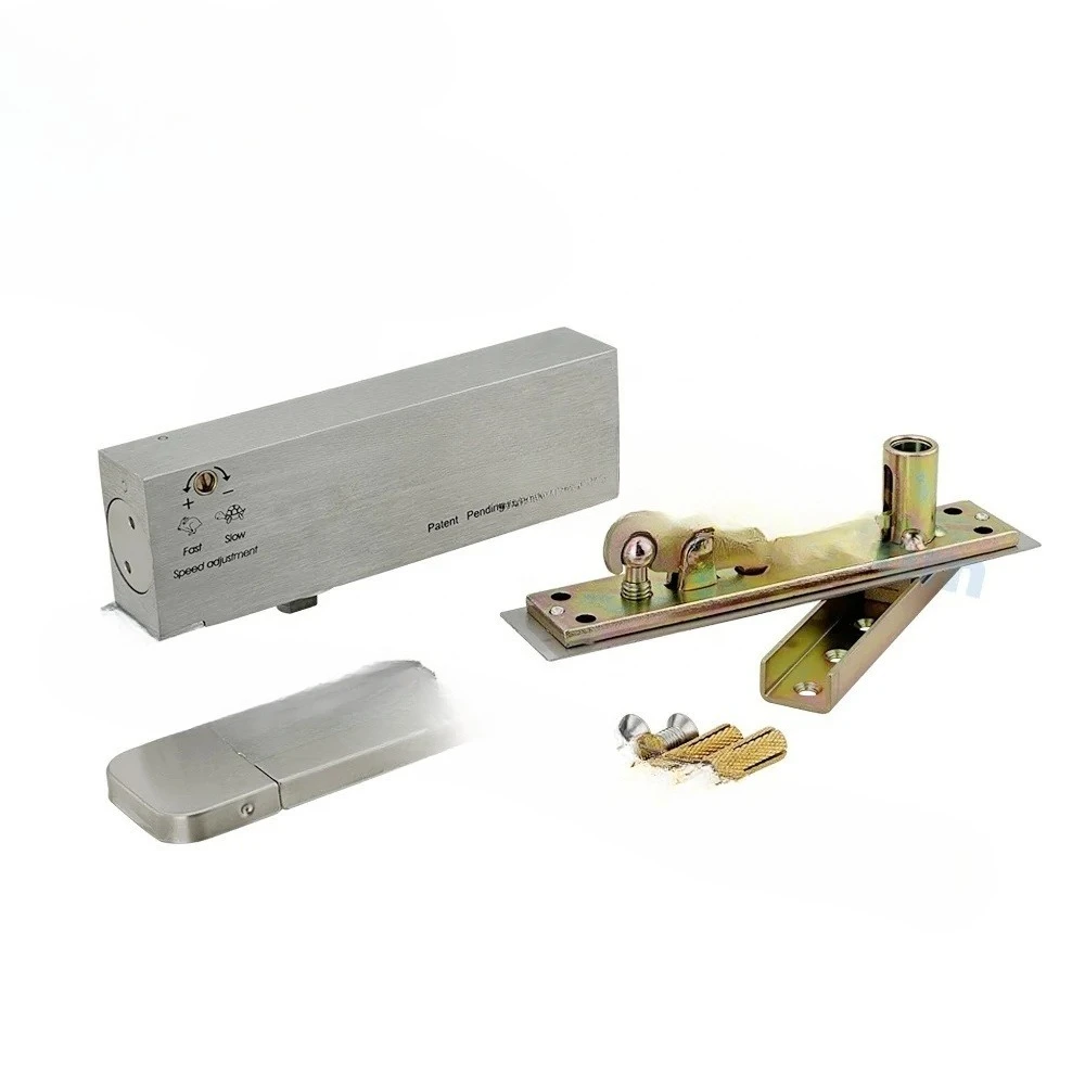 M + باب خشبي مخفي هيدروليكي ذاتي الإغلاق قابل للتعديل في المنتصف السفلي