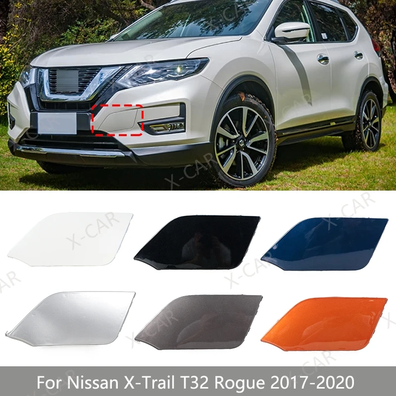 For Nissan X-Trail XTrail T32 Rogue 2017 2018 2019 2020 Front Bumper Tow Hook Cover Lid Towing Trailer Hauling Eye Cap