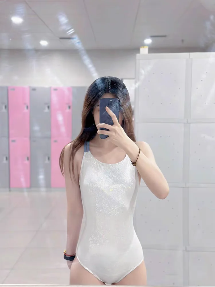 

Women's One-Piece Swimsuit 2025 New Hot S Profional Racing Swimwear for plus Size Girls in Swimming Gym