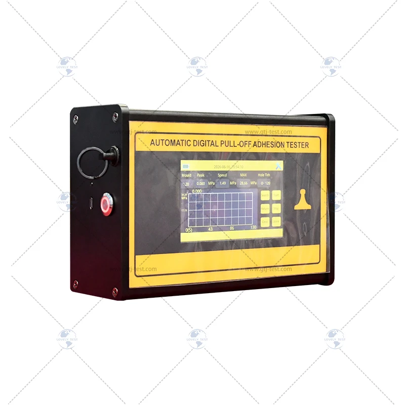 Fully Automatic Pull Out Adhesion Test Instrument For Road Marking Coating Industrial Paint Testing
