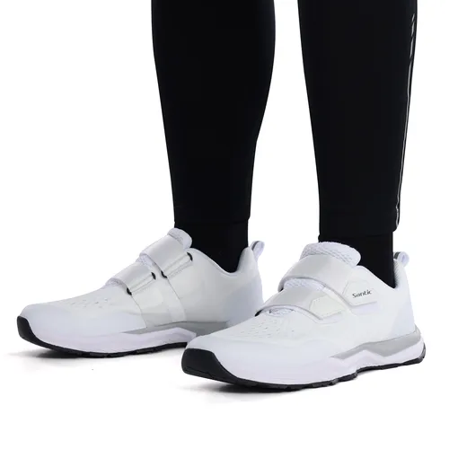Imagen 2 del producto Santic zapatos de ciclismo multiusos para correr SPD, zapatos de ocio para interiores, suela de goma, diseño de bucle de gancho, zapatillas de deporte de tela de malla 3D Unisex