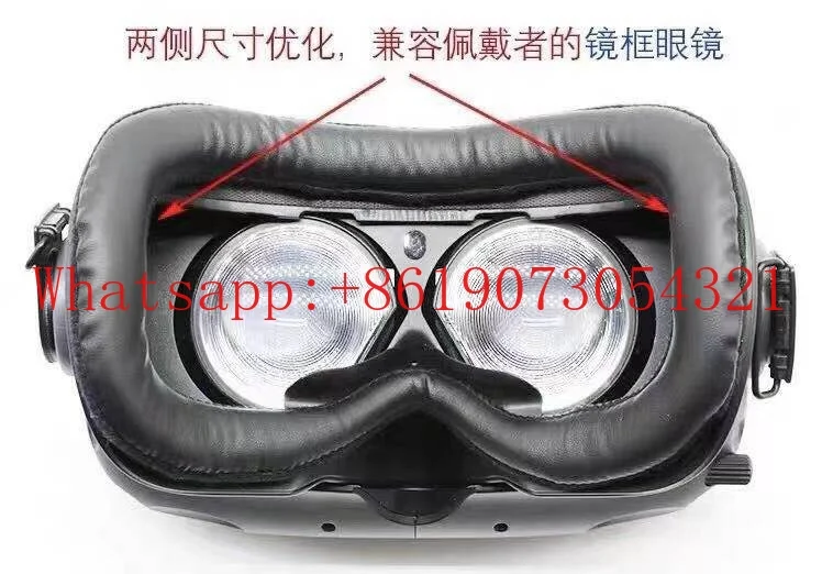 33333 نظارات الواقع الافتراضي عالية الجودة قناع عين جلدي خوذة وسادة الوجه إسفنجة تنظيف قابلة للتنفس، ملحقات PRO #2